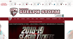 Desktop Screenshot of guelphstorm.com
